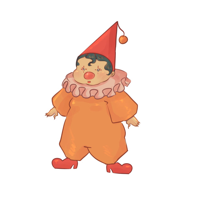 Geraldine the Clown Sticker
