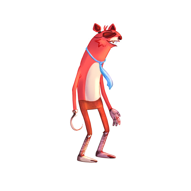 Alan Foxy Sticker