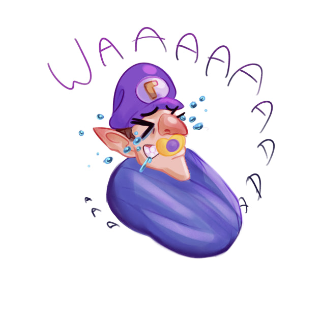 Baby WAAAAAAluigi Sticker