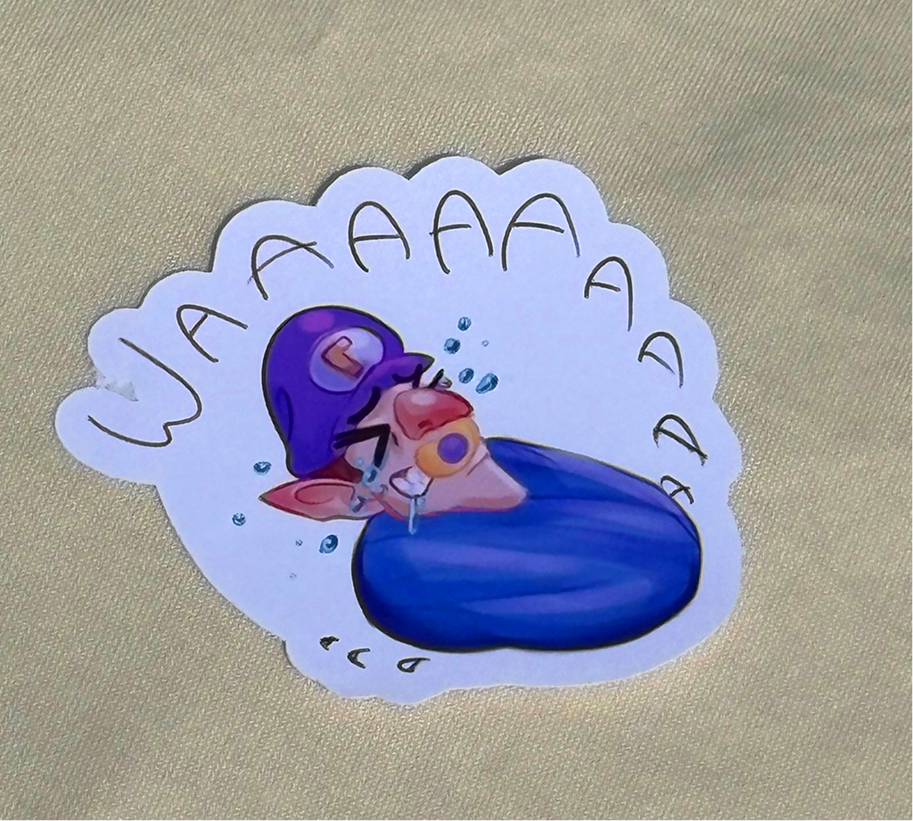 Baby WAAAAAAluigi Sticker