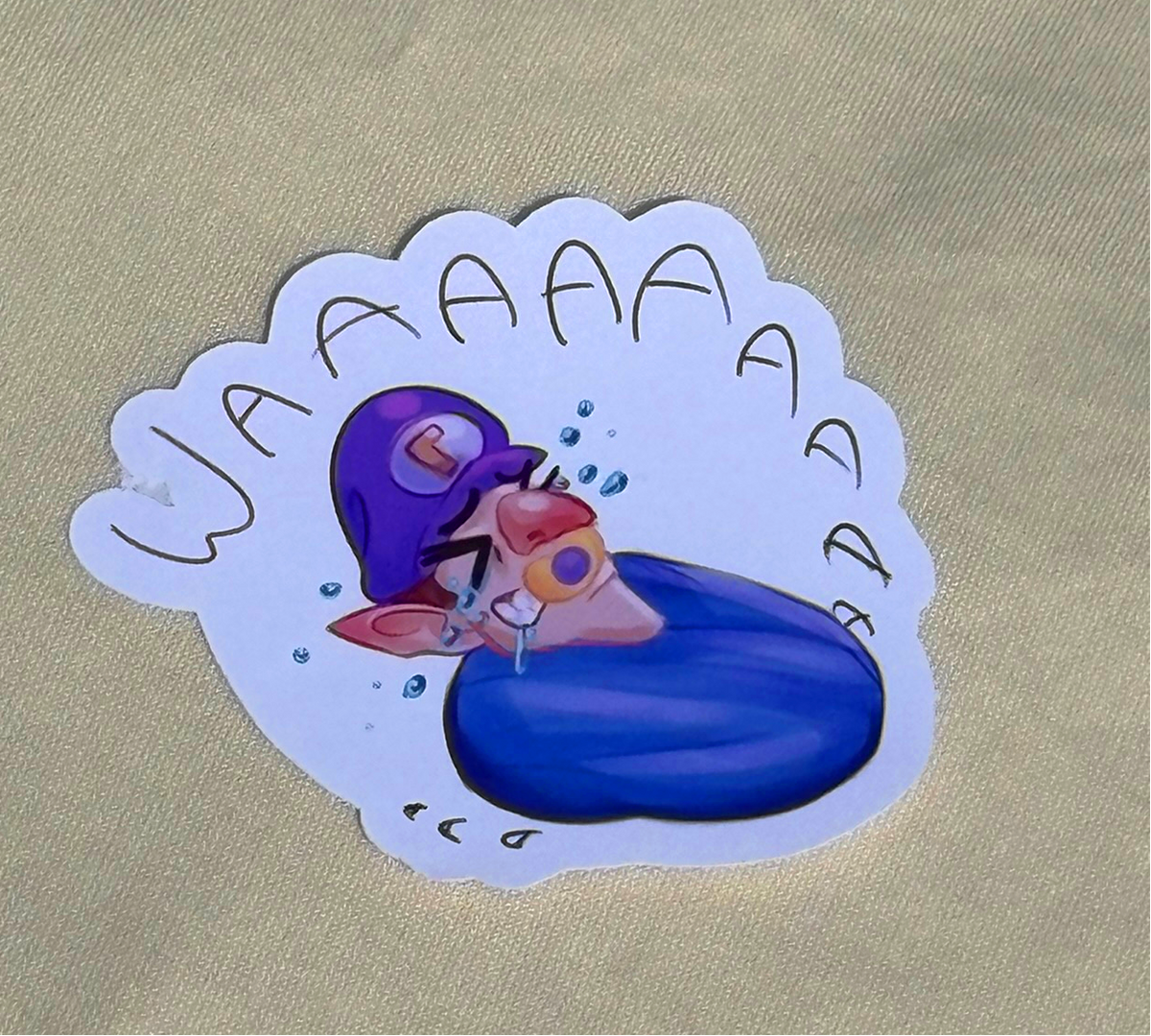 Baby WAAAAAAluigi Sticker