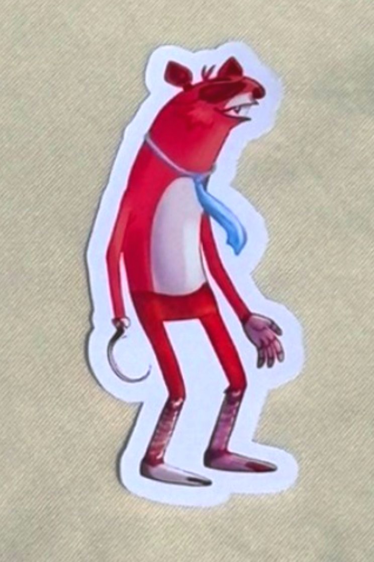 Alan Foxy Sticker